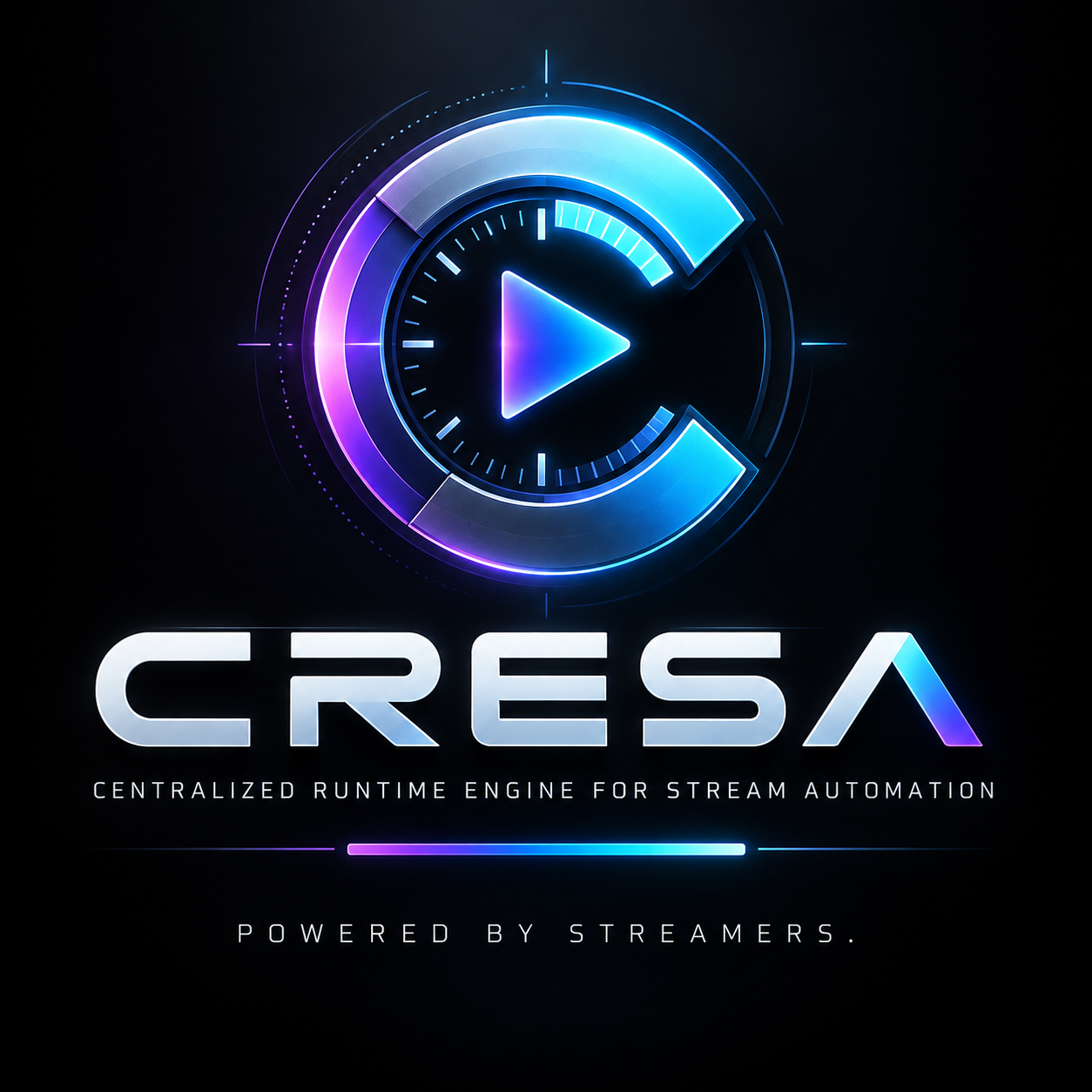 CRESA, Centralized Runtime Engine for Stream Automation. Powered by streamers.